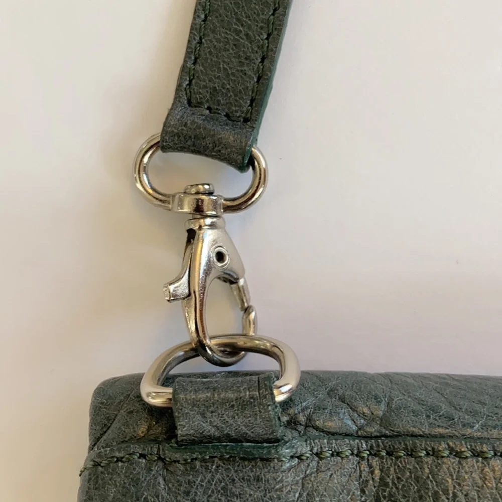 Gianni Chiarini Green Leather Clutch